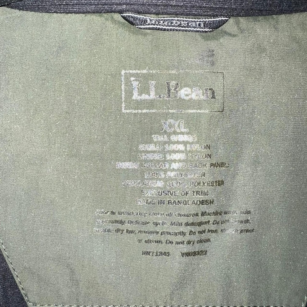 LL Bean‎ Parka Jacket Men's Size 2XL XXL Green Black Color Block Primaloft Ski - Picture 6 of 13